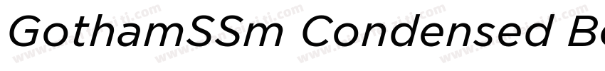 GothamSSm Condensed Book字体转换